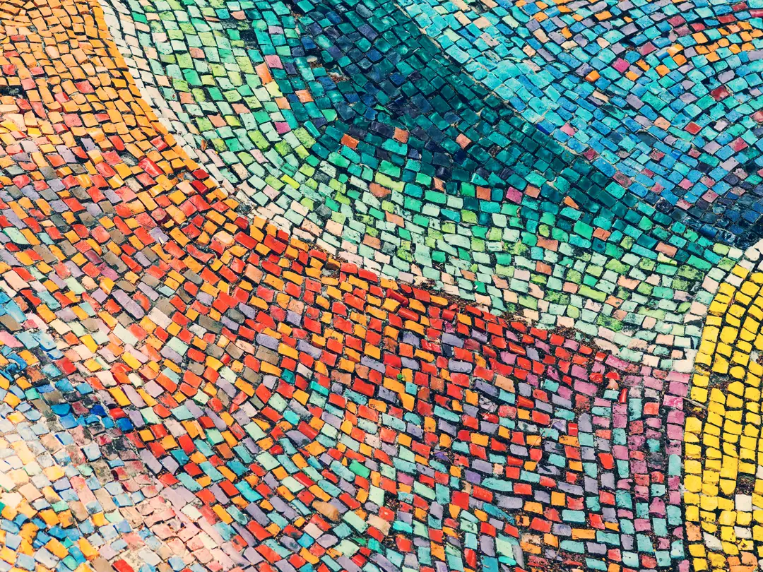 colorful mosaic bricks colorful mosaic bricks
